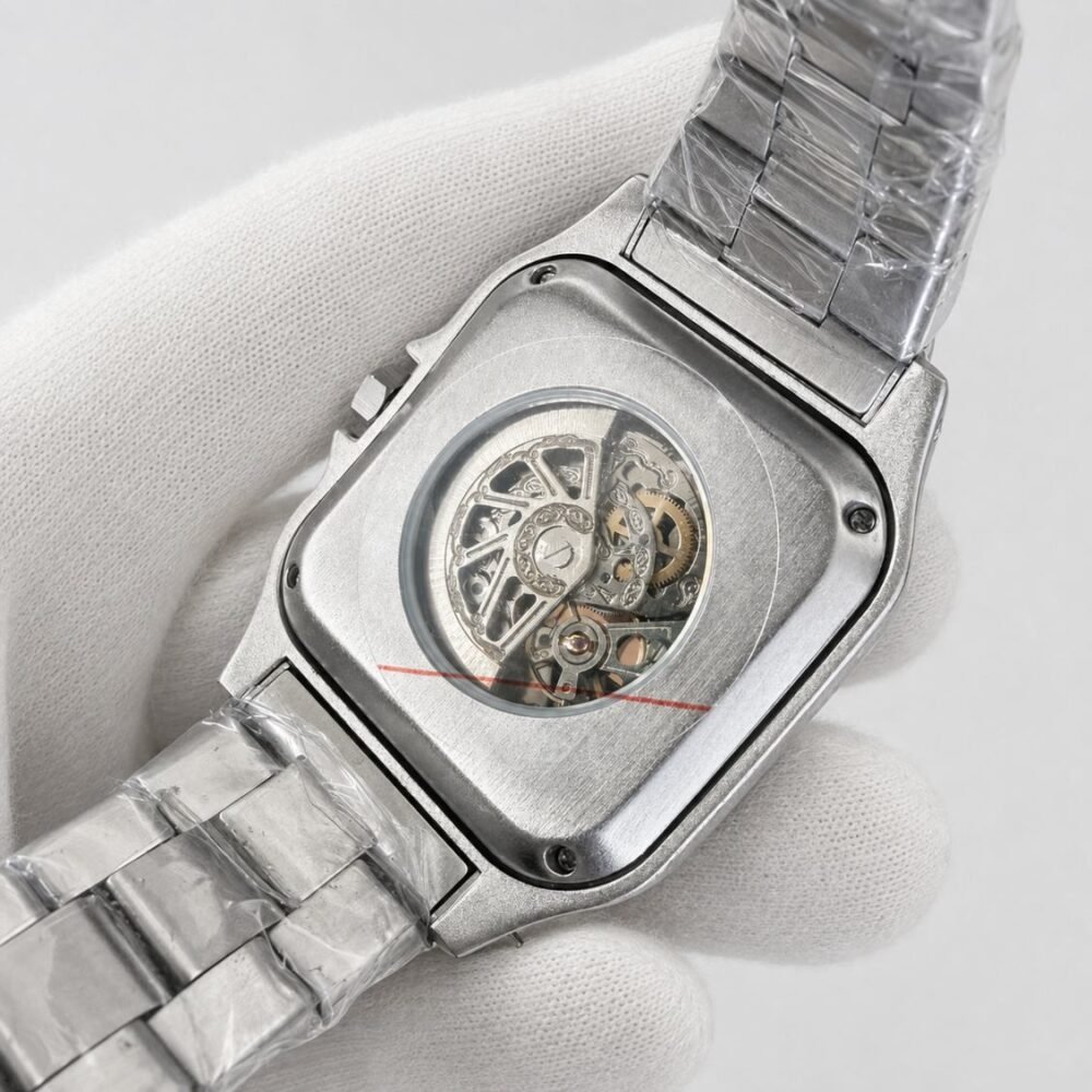 Мъжки Cartier Santos Skeleton Rose Gold / Black Dial #272