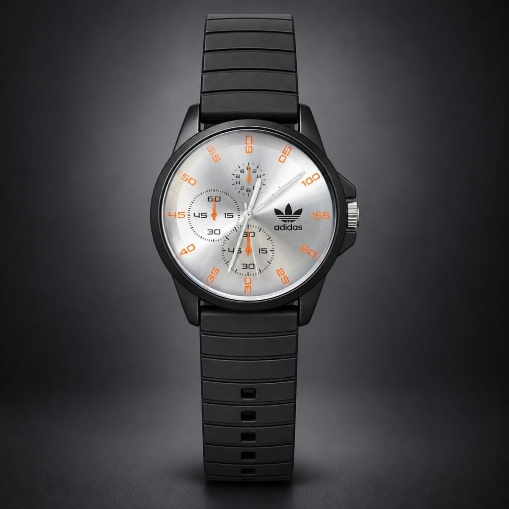 adidas Originals Chronograph Silver / Orange — УНИСЕКС #353