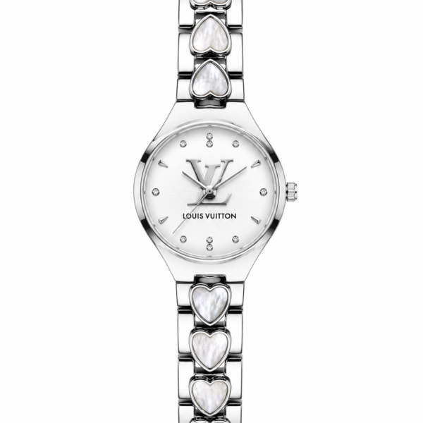 Louis Vuitton Tambour Steel / White — ДАМСКИ МОДЕЛ