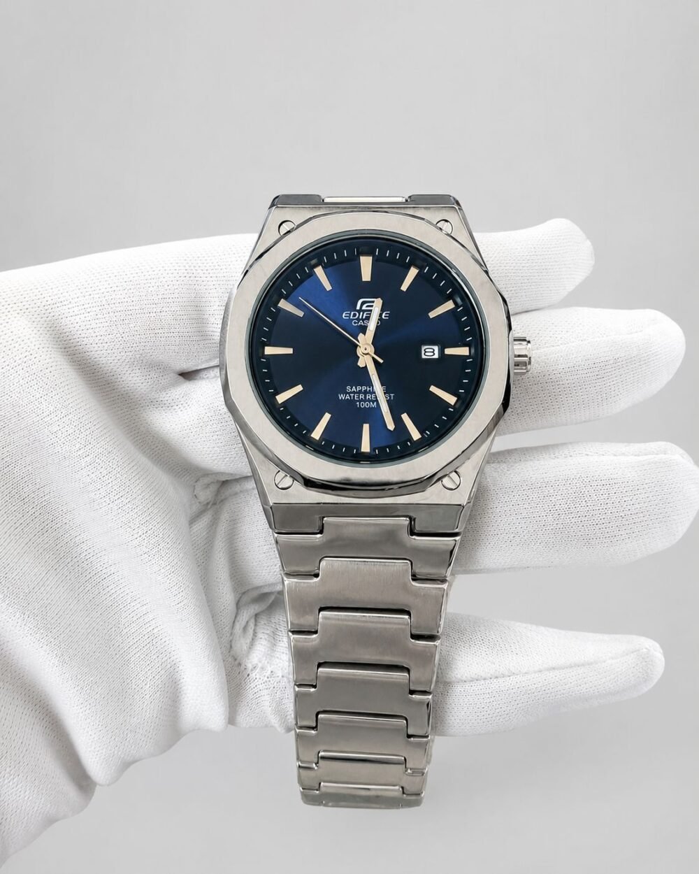 Мъжки Casio Edifice Blue Dial Steel #142