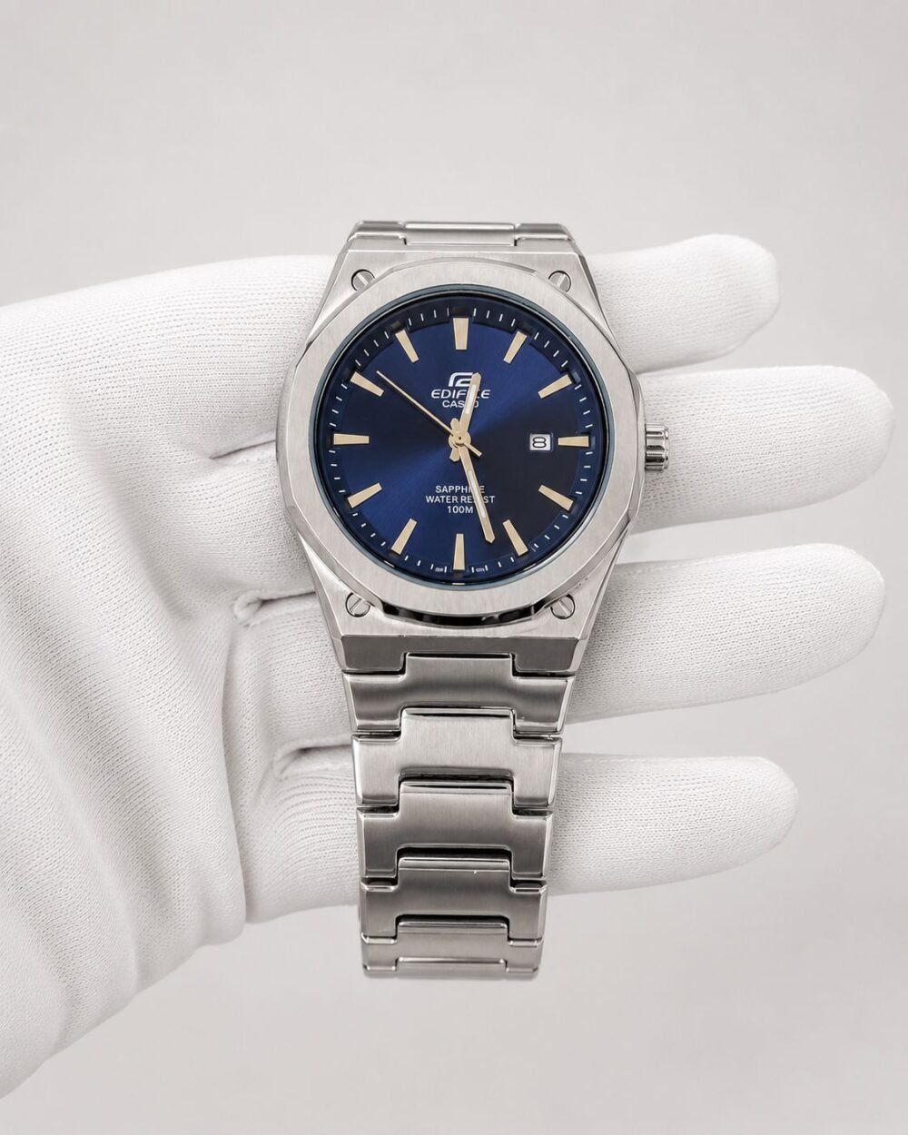 Мъжки Casio Edifice Blue Dial Steel II #152