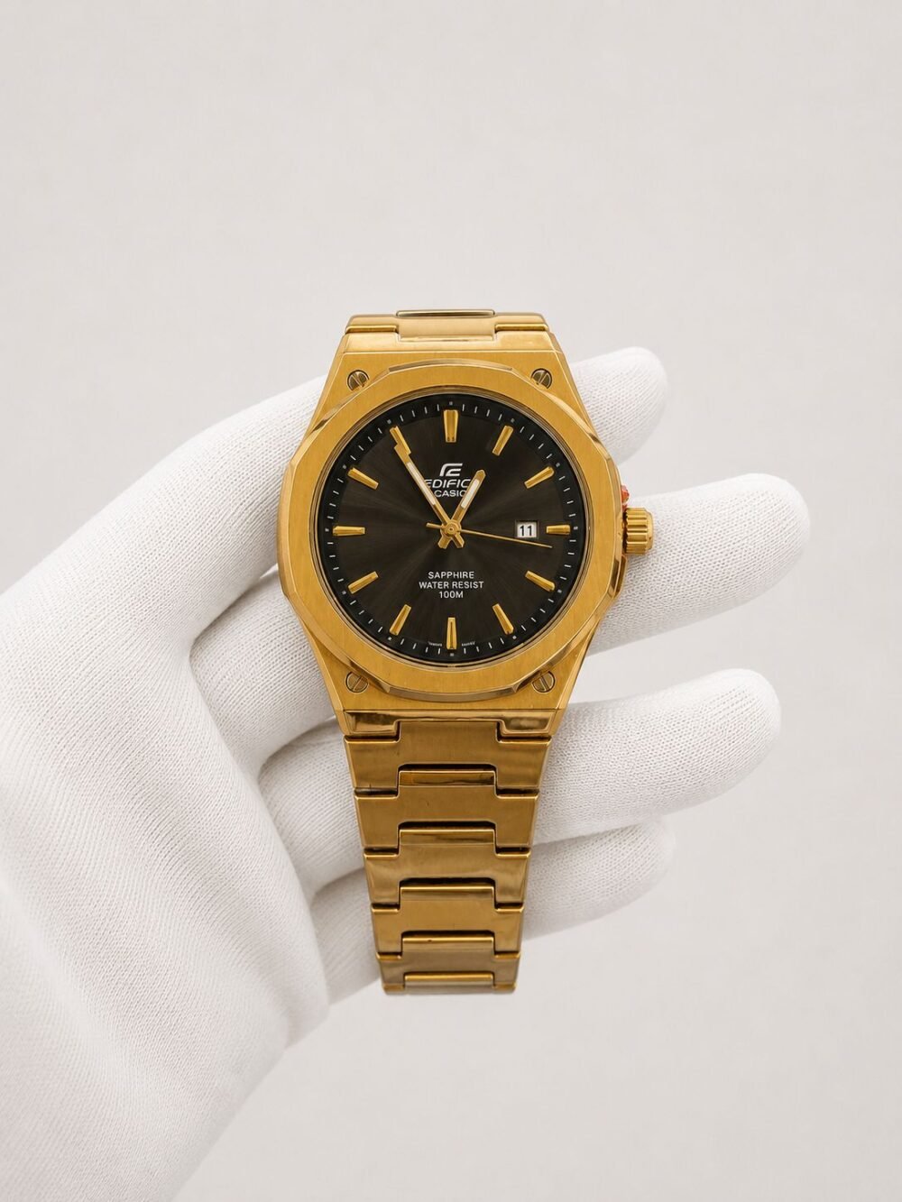 Мъжки Casio Edifice Sapphire Gold / Black Dial #146