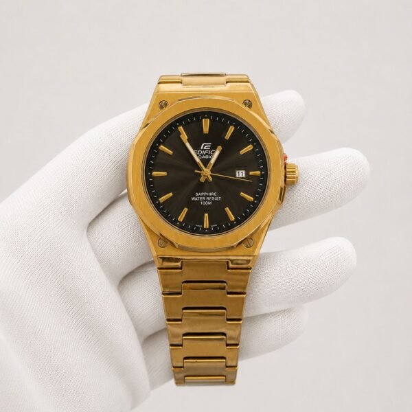 Мъжки Casio Edifice Sapphire Gold / Black Dial #146