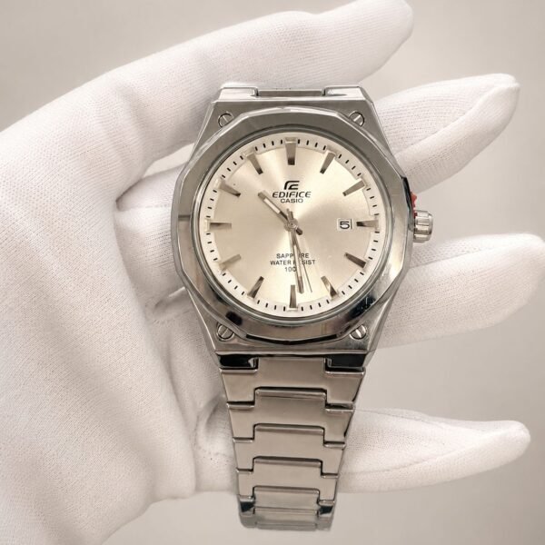 Мъжки Casio Edifice Silver Dial Steel #160