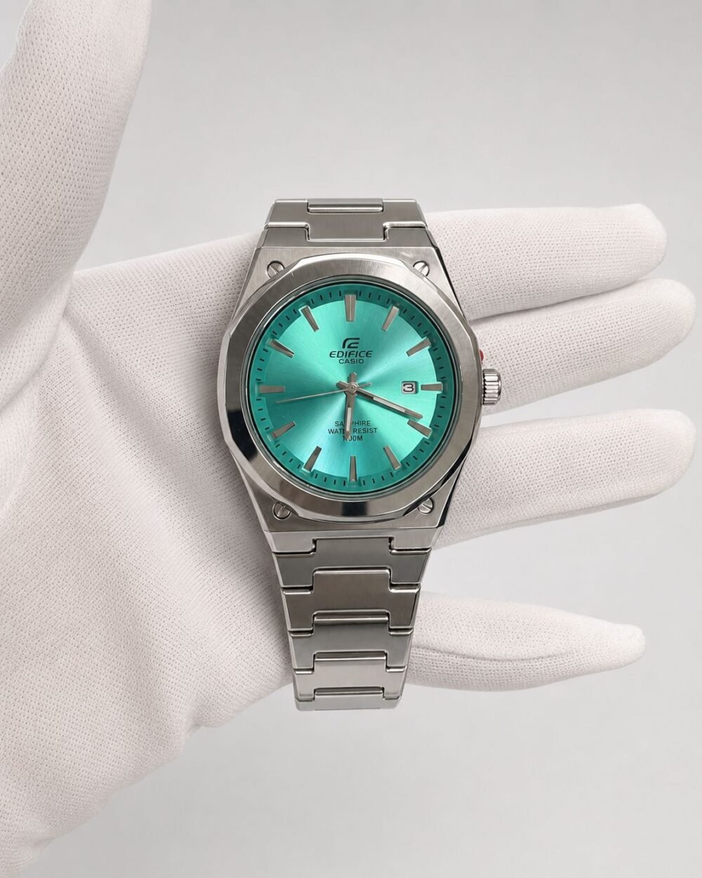 Мъжки Casio Edifice Tiffany Blue Dial Steel #148