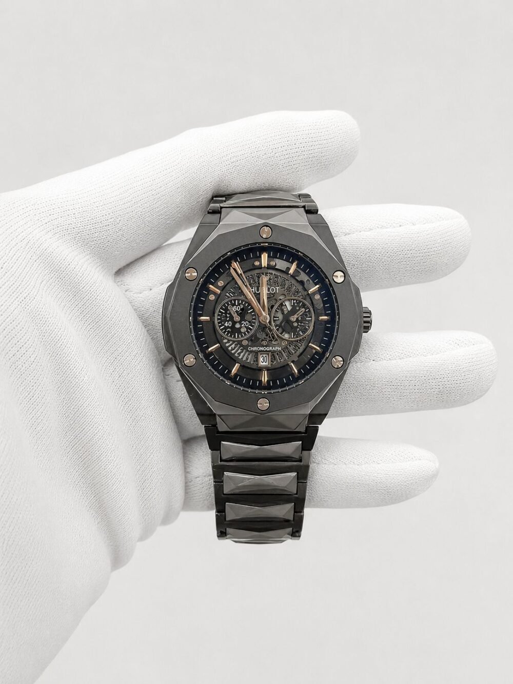 Мъжки Hublot Aerofusion Chronograph Black Ceramic #157