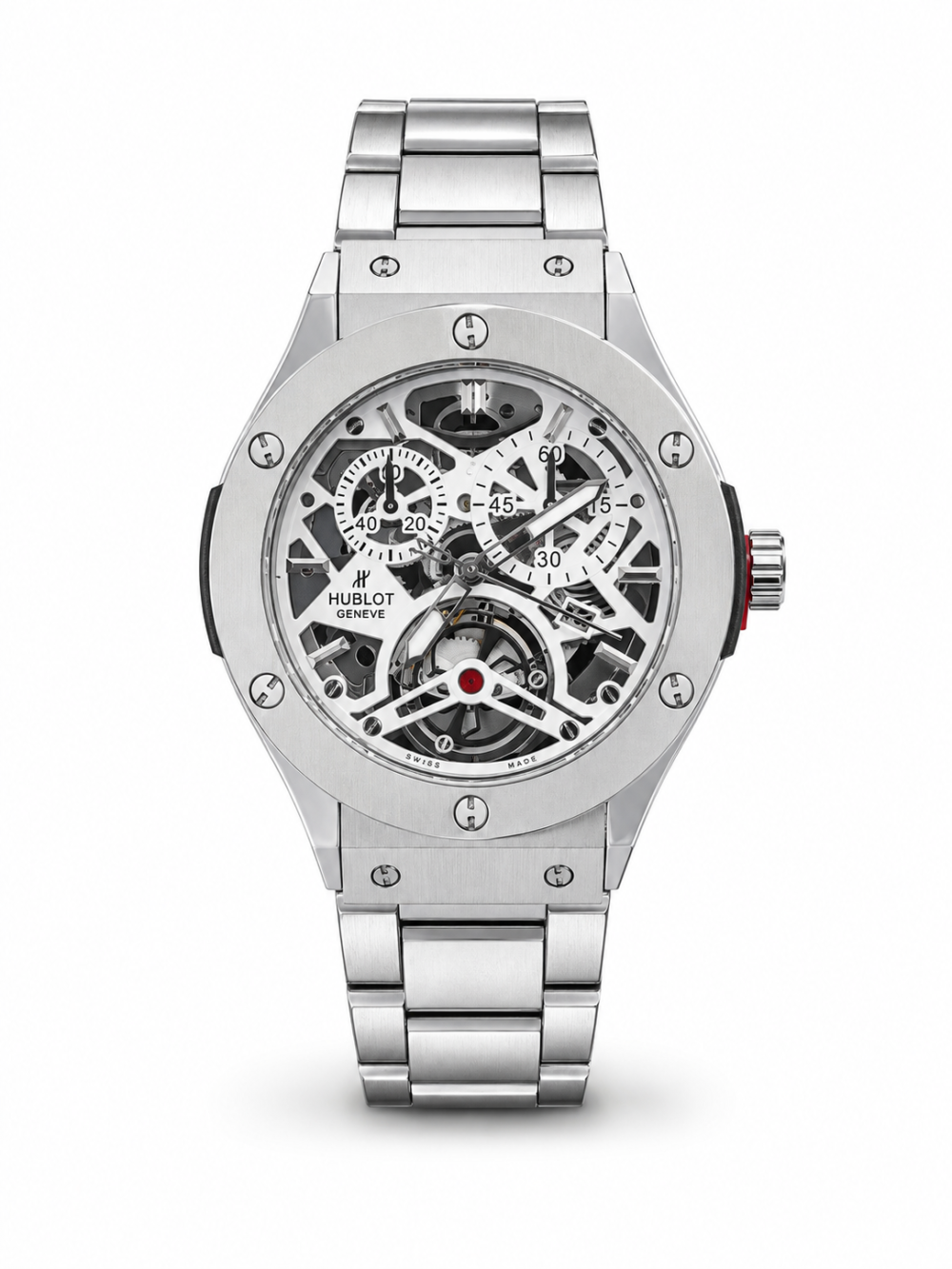 Мъжки Hublot Classic Fusion Skeleton Steel #216