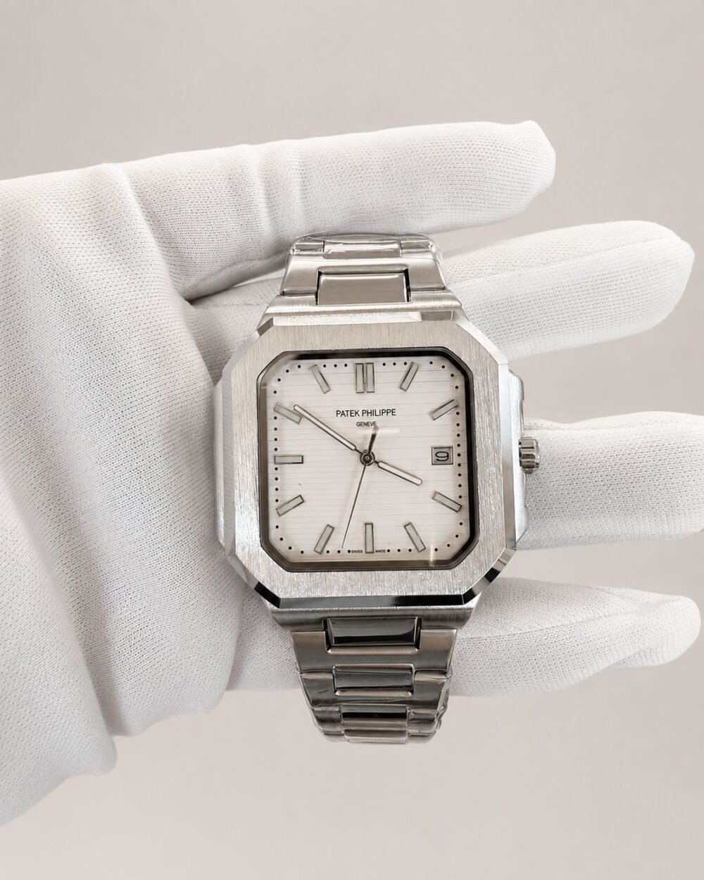 Мъжки Patek Philippe Cubitus White Dial Steel #159