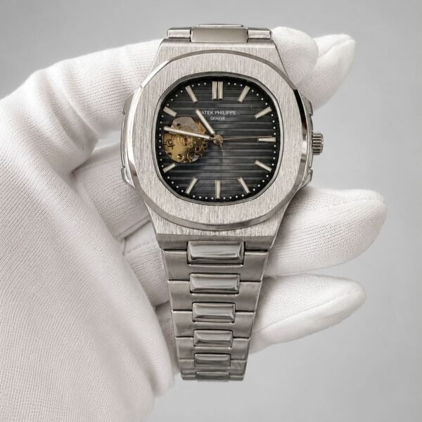 Мъжки Patek Philippe Nautilus Open Heart Blue Dial Steel #151