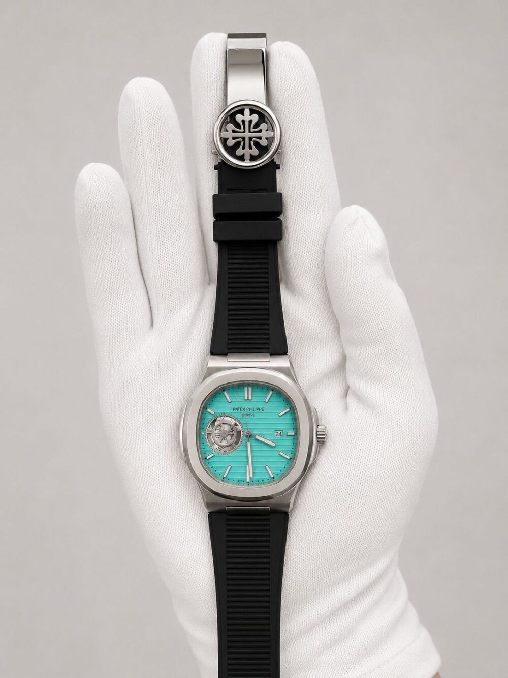 Мъжки Patek Philippe Nautilus Tiffany Blue / Black #194