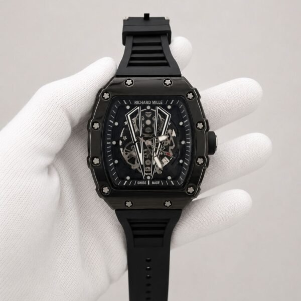 Мъжки Richard Mille Skeleton All Black #180