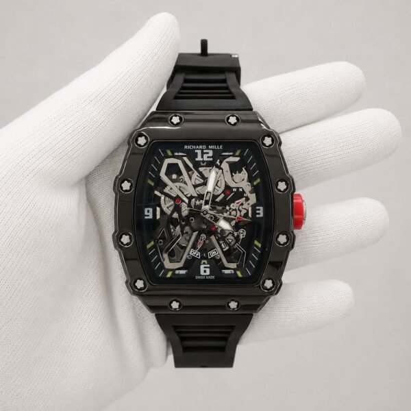 Мъжки Richard Mille Skeleton Black Carbon #182
