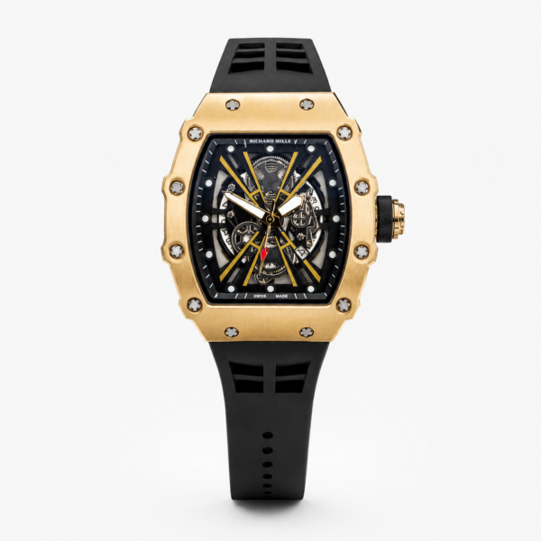 Мъжки Richard Mille Skeleton Gold / Black #221