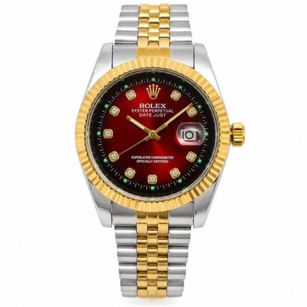 Мъжки Rolex Datejust Red Dial Gold / Steel #138