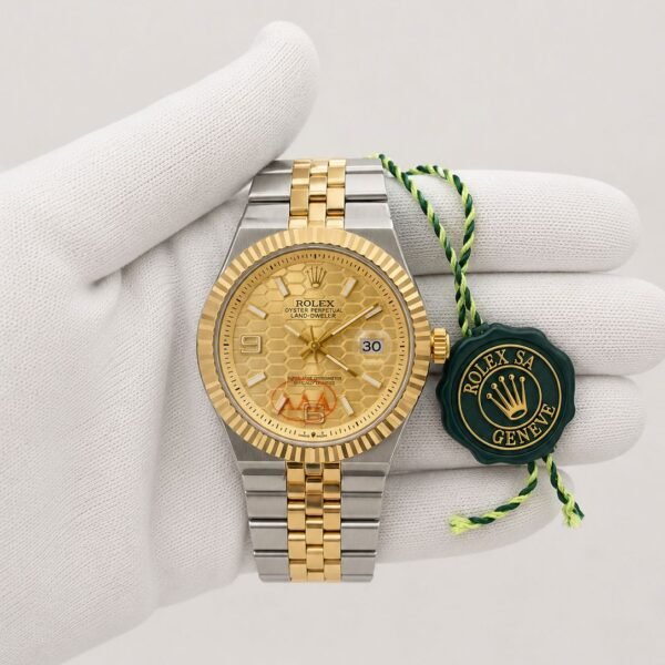 Мъжки Rolex Land-Dweler Two-Tone Champagne Dial #153