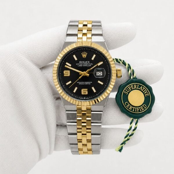 Мъжки Rolex Land-Dweller Black Dial Two-Tone #155
