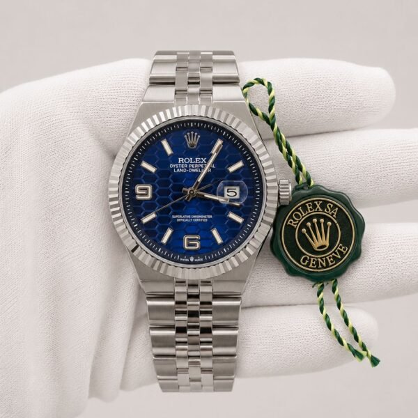 Мъжки Rolex Land-Dweller Blue Motif Dial Steel II #106