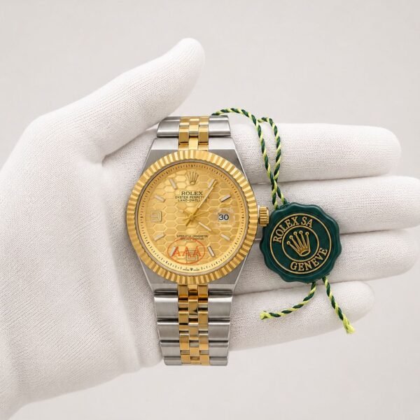 Мъжки Rolex Land-Dweller Champagne / Gold & Steel #101