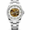 Мъжки Rolex Skeleton Automatic White / Steel #218