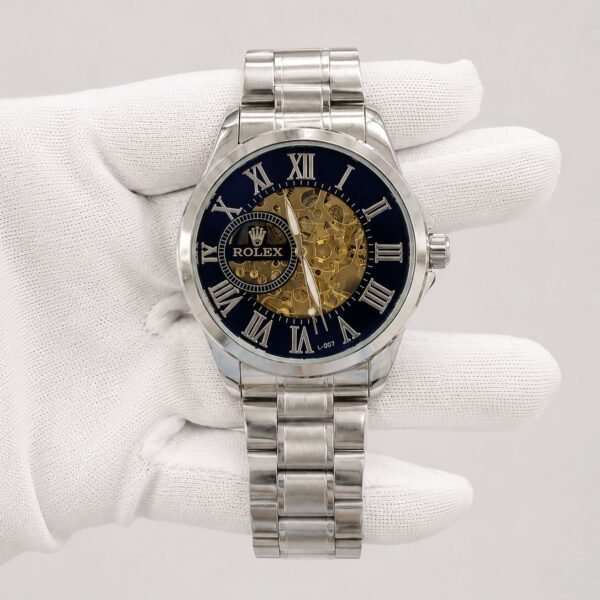 Мъжки Rolex Skeleton Blue Dial Steel #118