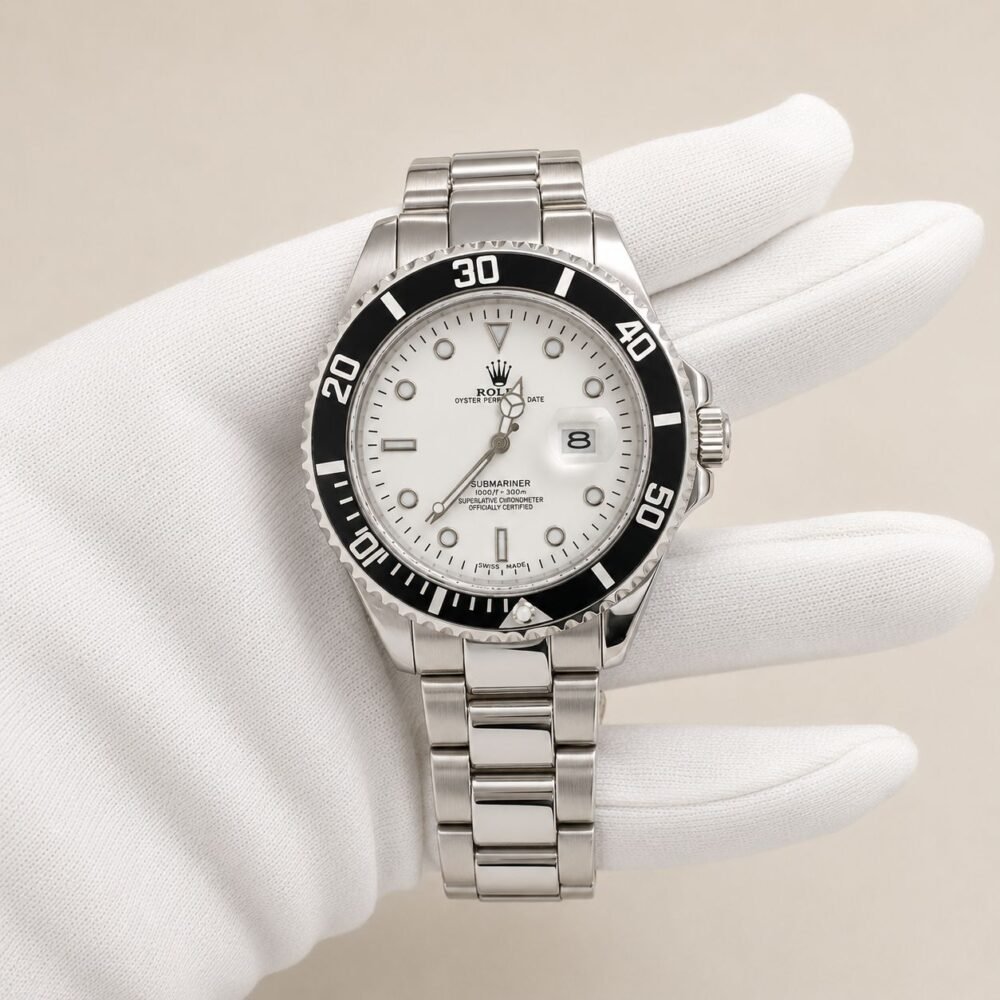 Мъжки Rolex Submariner White Dial / Black Bezel #122