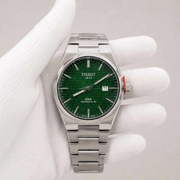 Мъжки Tissot PRX Powermatic 80 Green Dial Steel II #166