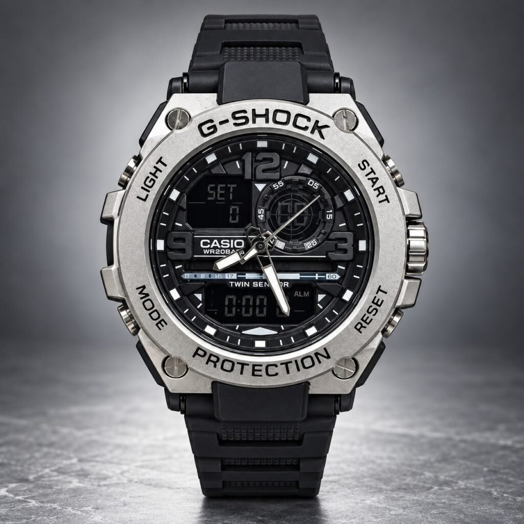 Мъжки Casio G-Shock G-Steel Twin Sensor Steel / Black #420