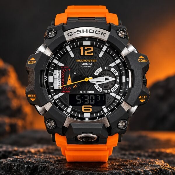 Мъжки Casio G-Shock Mudmaster Black / Orange #424