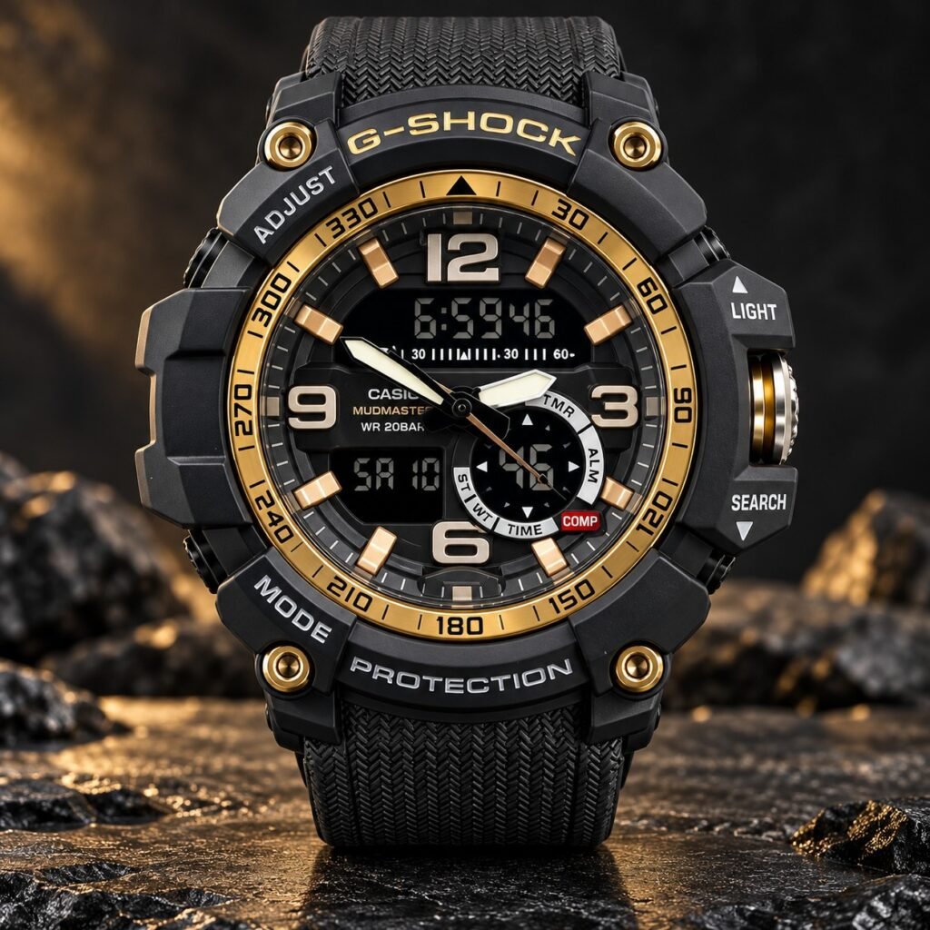Мъжки Casio G-Shock Mudmaster Compass Black / Gold #429