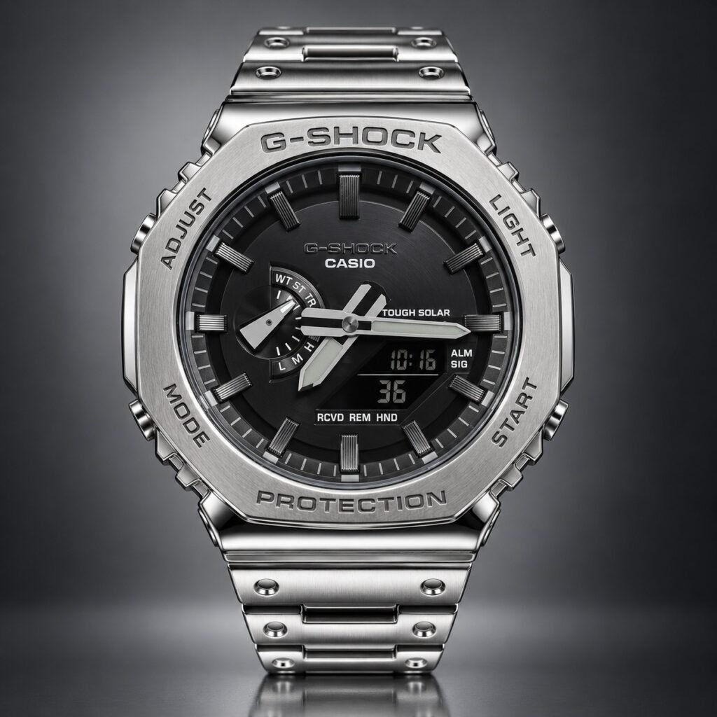 Мъжки Casio G-Shock Full Metal Steel / Black Dial #430