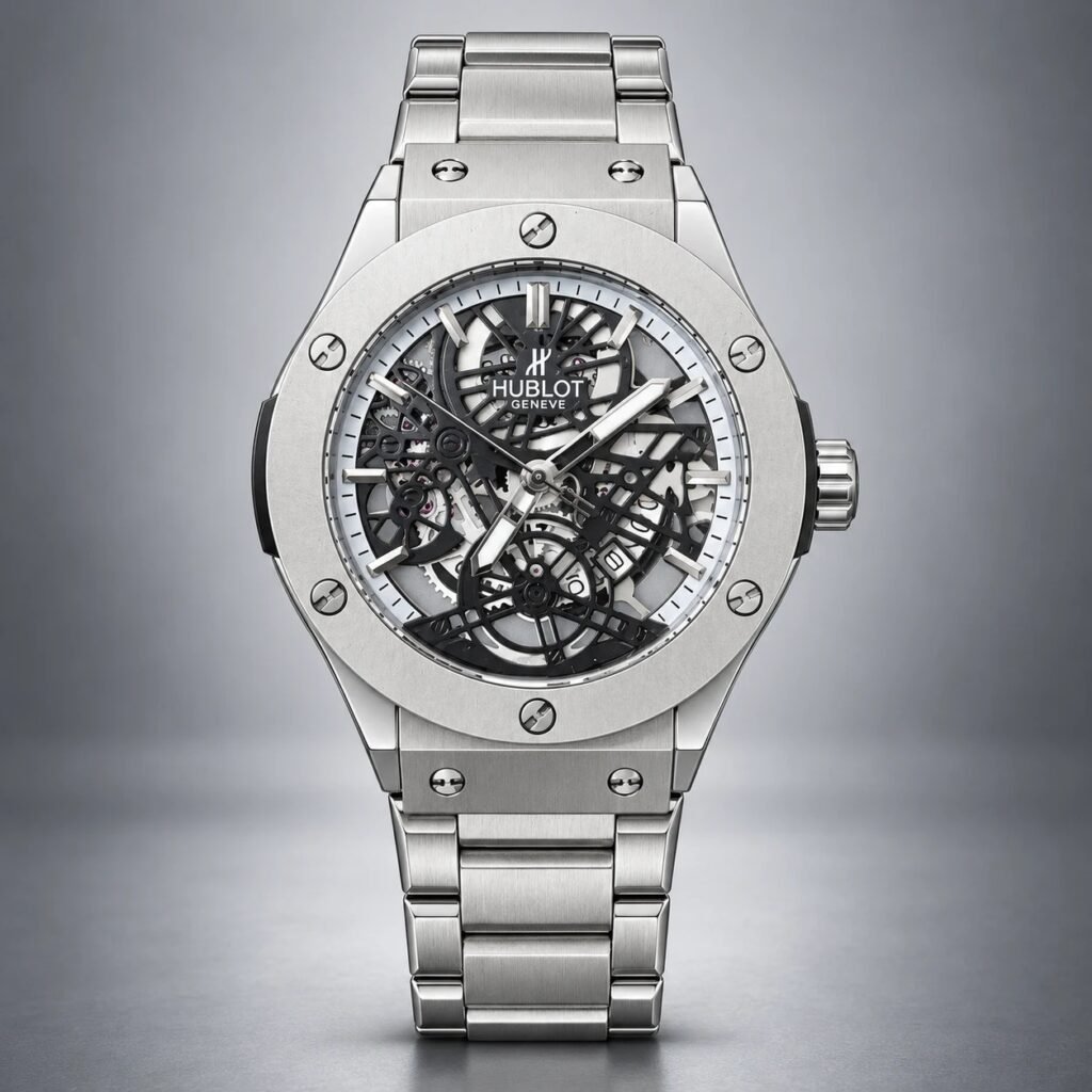 Мъжки Hublot Big Bang Skeleton Steel Bracelet #358