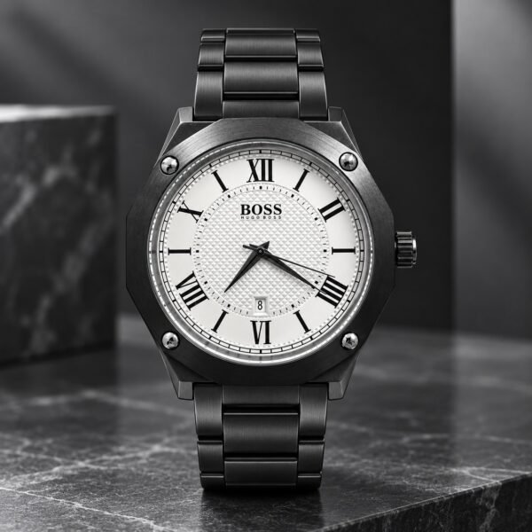 Мъжки Hugo Boss Octagon Roman Black / White Dial #383