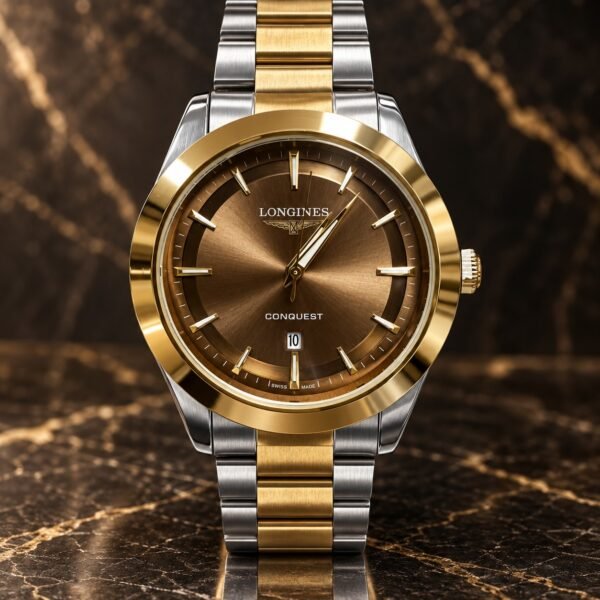 Мъжки Longines Conquest Two-Tone / Brown Dial #392