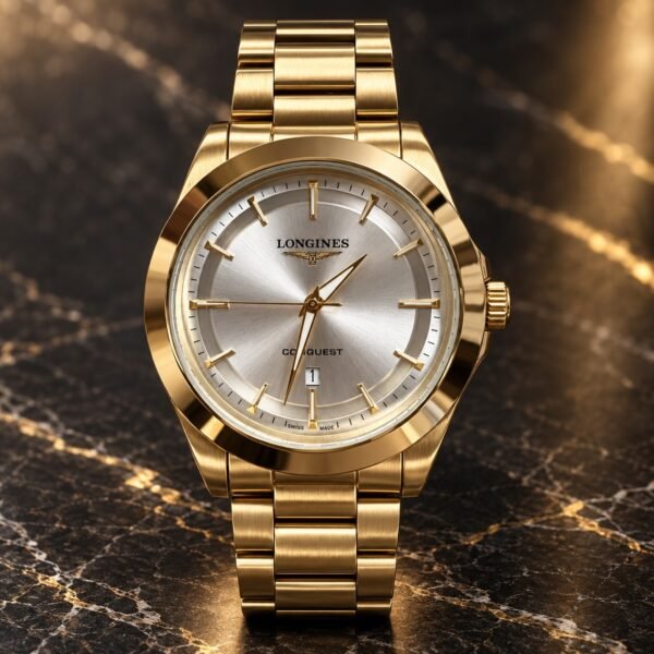 Мъжки Longines Conquest Gold / Silver Dial #395