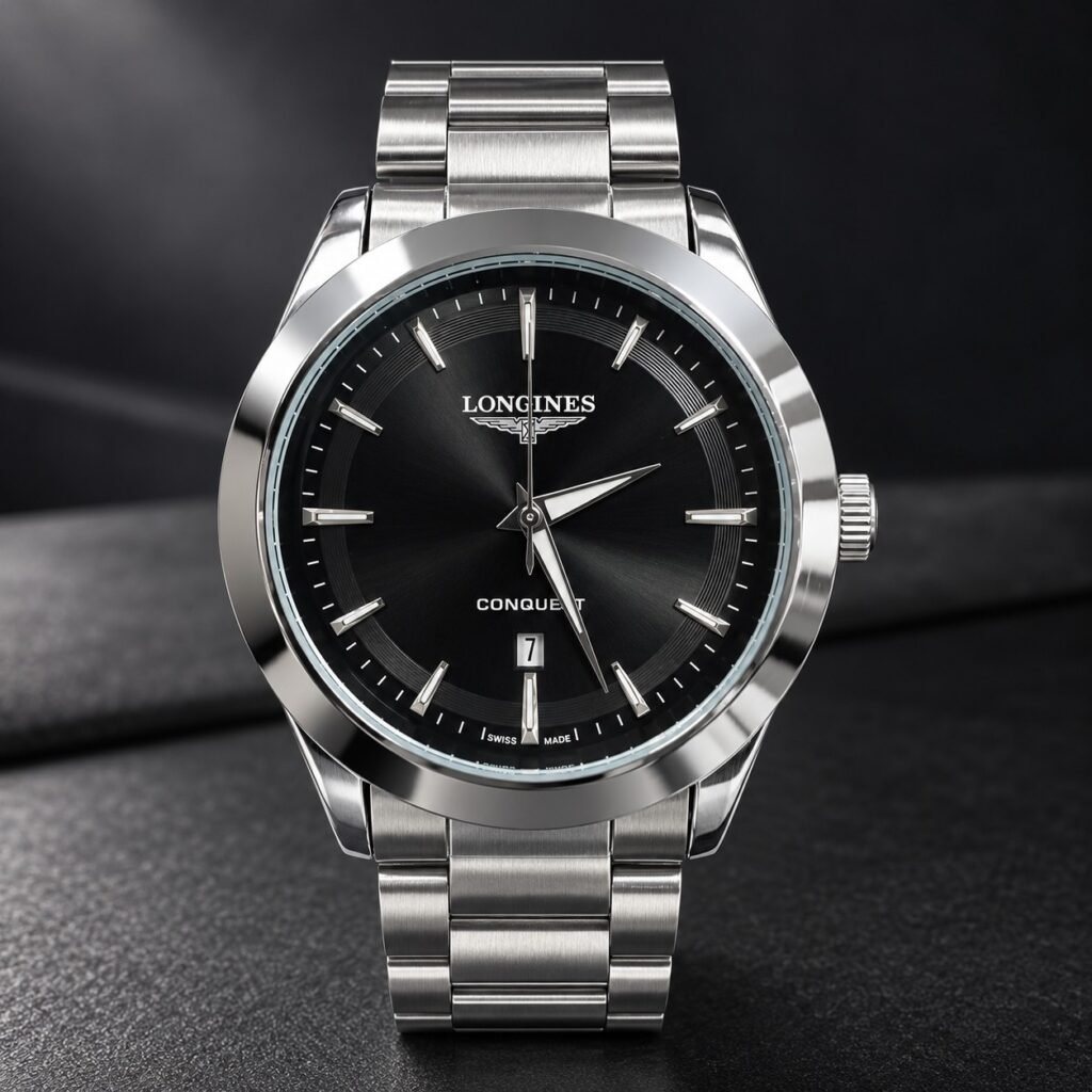 Мъжки Longines Conquest Steel / Black Dial #401