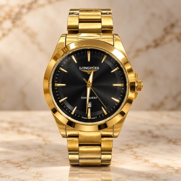 Мъжки Longines Conquest Gold / Black Dial #403