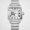 Мъжки Cartier Santos Skeleton Steel / White Dial #274