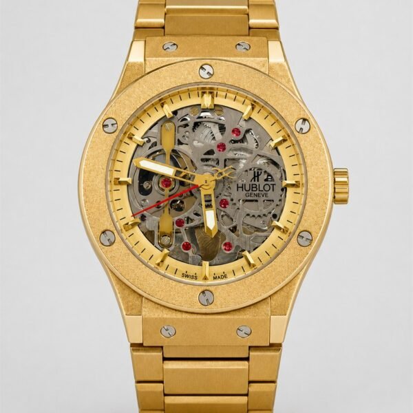 Мъжки Hublot Classic Fusion Skeleton Gold #277