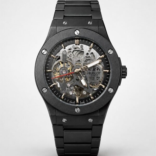 Мъжки Hublot Classic Fusion Skeleton All Black #278