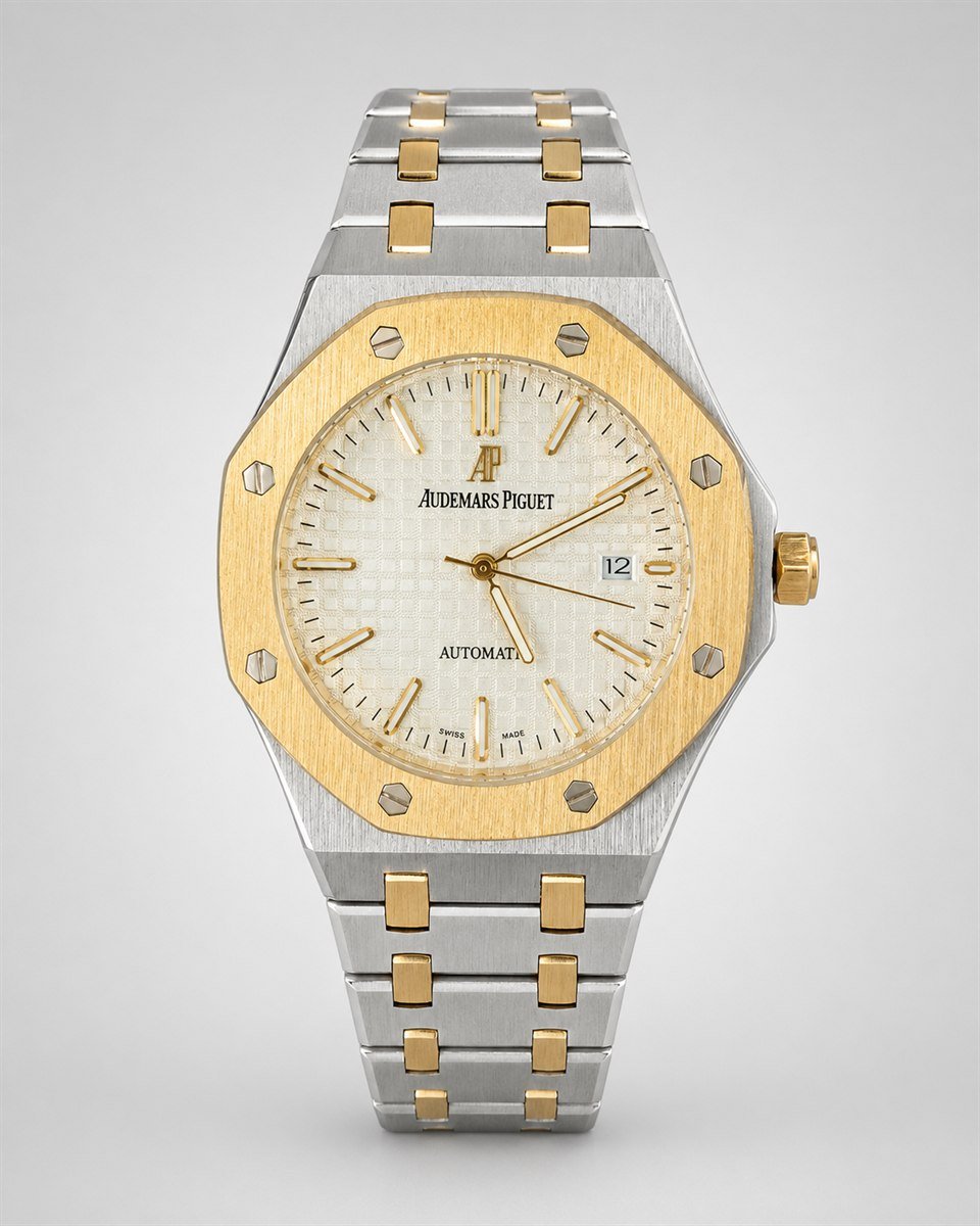 Мъжки Audemars Piguet Royal Oak Two-Tone Gold / White #279