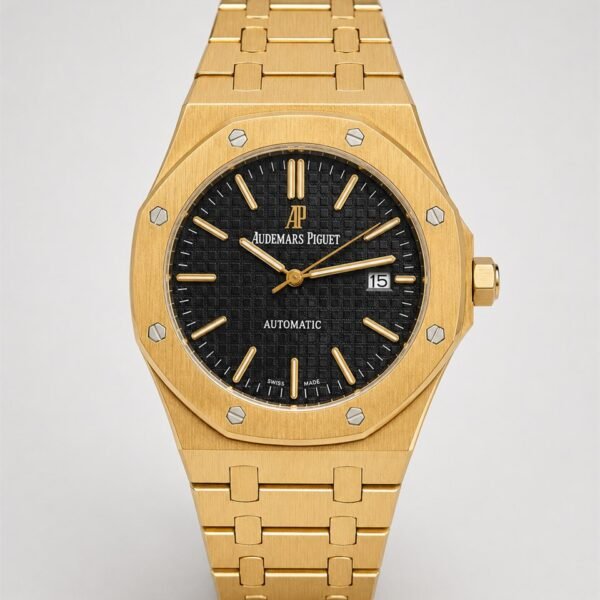 Мъжки Audemars Piguet Royal Oak Gold / Black Dial #280