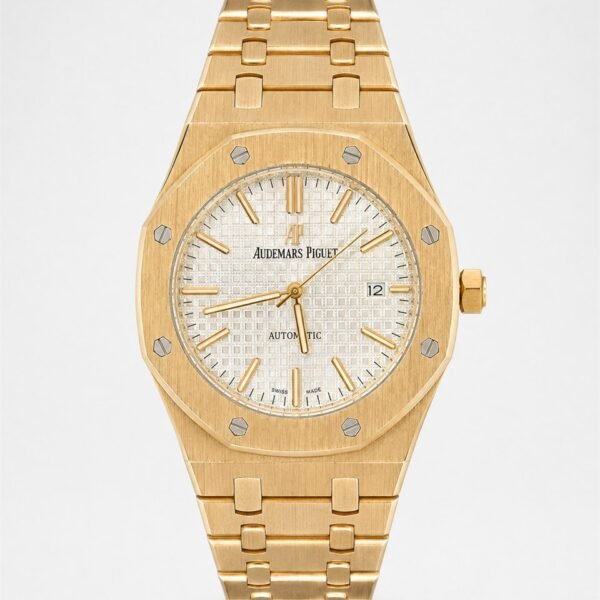Мъжки Audemars Piguet Royal Oak Gold / White Dial #281