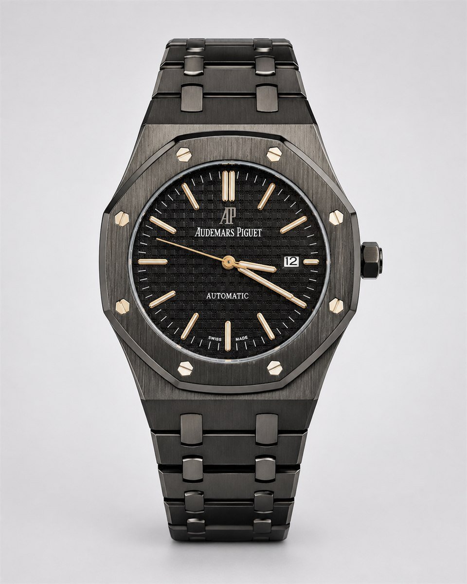 Мъжки Audemars Piguet Royal Oak Black / Black Dial #283