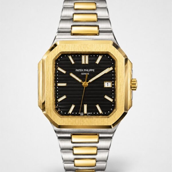 Мъжки Patek Philippe Nautilus Square Two-Tone / Black Dial #290