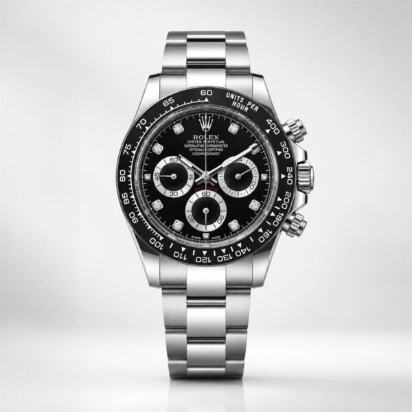 Мъжки Rolex Daytona Black Diamond Dial Steel #296