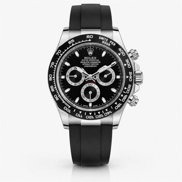 Мъжки Rolex Daytona Black Dial Rubber Strap #303