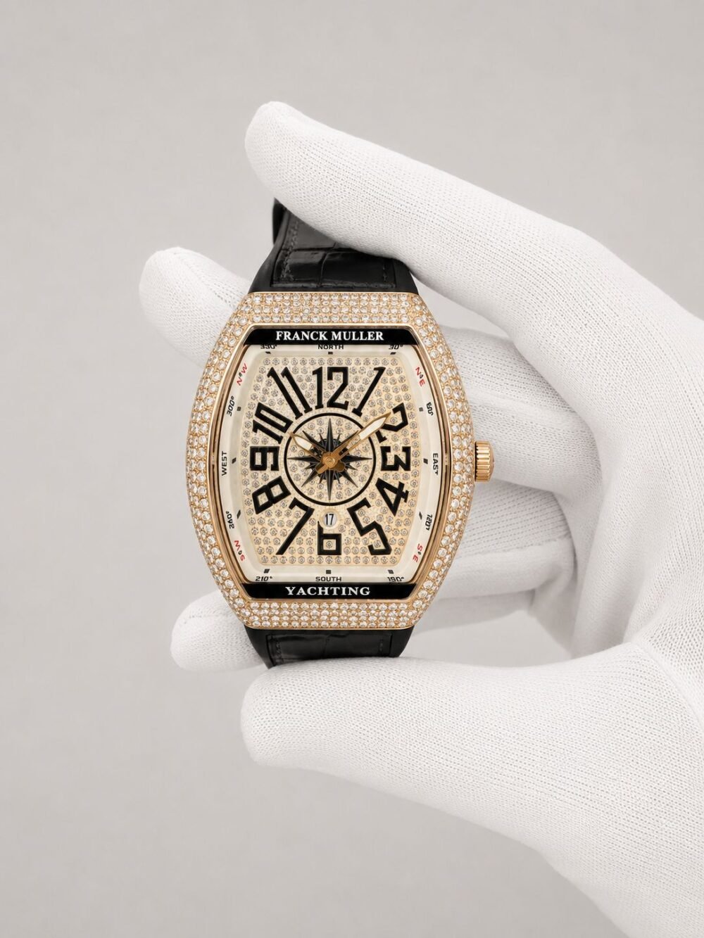 Мъжки Franck Muller Vanguard Yachting Gold Diamond 44 mm