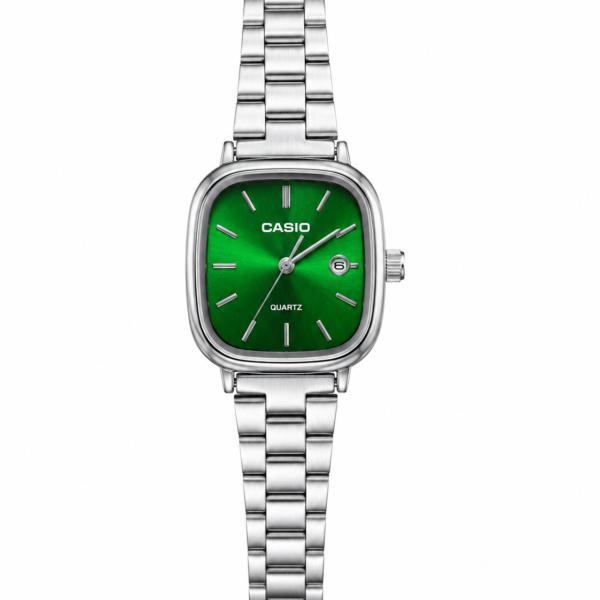 Casio Vintage Square Steel / Green — ДАМСКИ МОДЕЛ