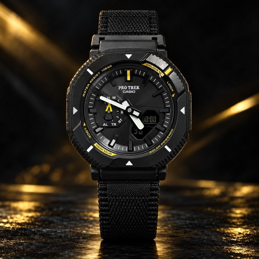 Мъжки Casio Pro Trek Black / Yellow