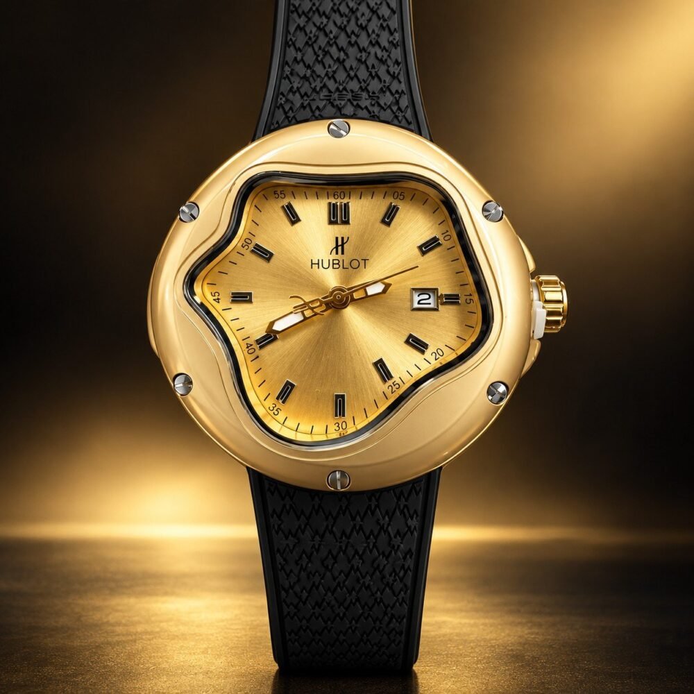 Мъжки Hublot Arsham Splash Gold / Champagne Dial